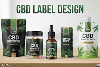 do cbd label design and supplement label design