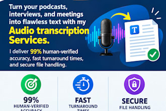 transcribe your audio recording