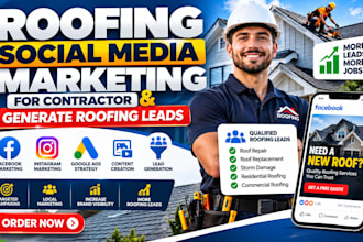 be your roofing social media marketing for contractor and generate roofing leads