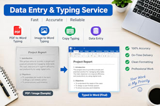 typing and data entry