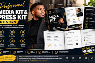 design author social media kit, artist press kit, influencer research,