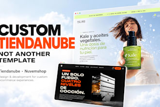 custom design and develop your tiendanube or nuvemshop store