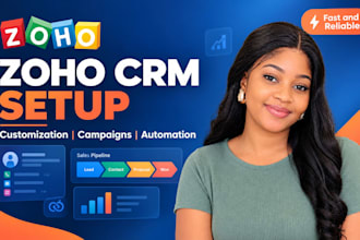 zoho crm setup zoho crm customization zoho campaigns zoho books zoho one