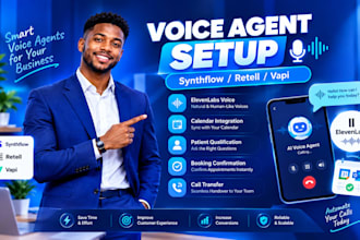 build healthcare ai voice agent patient booking with synthflow retell vapi bland