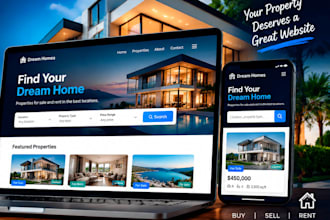 an easy to manage real estate website