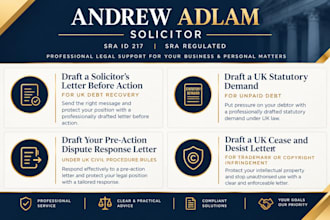draft a powerful pre action dispute response letter under UK cpr as UK solicitor