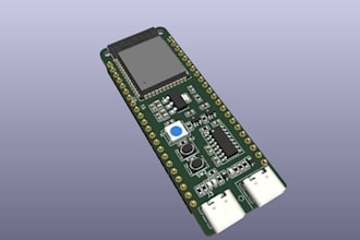 design esp32 s3 usb type c interface iot power board and custom electronics pcb