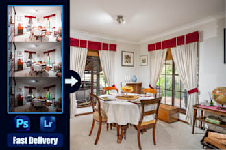 professionally edit flash real estate photos