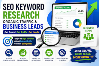 do keyword research organic SEO traffic and lead generation
