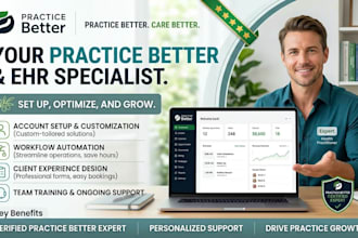 setup practice better as your health coach VA