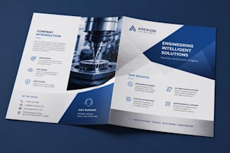 design professional business brochures, digital brochures and company profiles