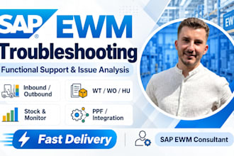 troubleshoot your sap ewm issue and propose a solution