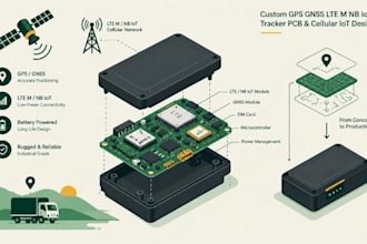 design gps gnss lte m nb iot tracker pcb cellular iot asset telemetry