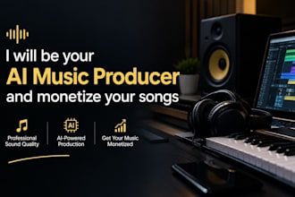 be your ai music producer and monetize your songs