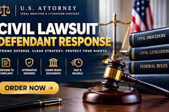 draft a professional lawsuit response and answer to complaint