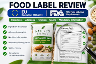 review your food label for eu and fda compliance