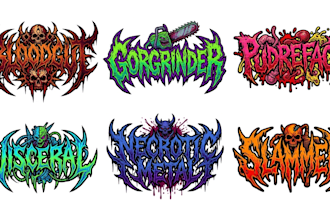 do brutal death metal, slam death, goregrind logo