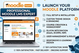 design moodle and upgrade moodle lms website moodle course customization moodle