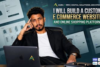 build a custom e commerce website and online shopping platform