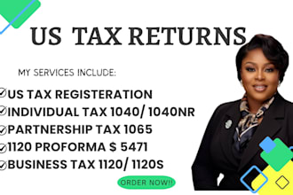 file efile US tax return 1040, 1040nr, 1065, 5472, 1120, 1120s,