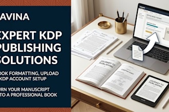 setup format and upload your book professionally on KDP