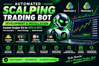 develop and install automated scalping trading bot, scalper trading bot