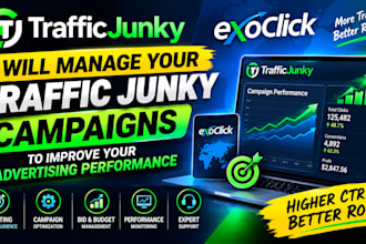 manage traffic junky campaigns to improve your advertising performance