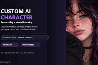 design your custom ai character personality and visual identity