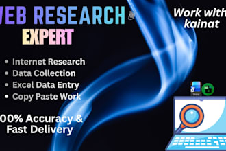 do professional web research and internet research