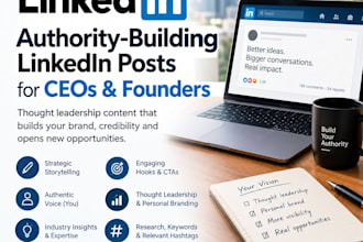 ghostwrite authority building linkedin posts for ceos and founders