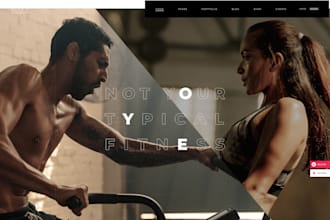 build modern fitness gym website