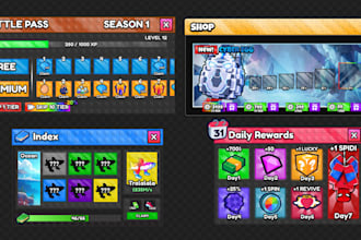 design custom roblox gui and user interfaces