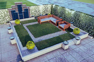 create 3d graveyard design, memorial park, funeral park, cemetery landscape