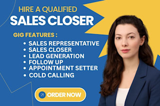 be sales closer sales representative b2b sales salesperson appointment setting