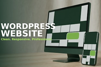 design or redesign a responsive wordpress website