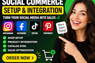 setup tiktok shop or shopify dropshipping, setup facebook and instagram shop
