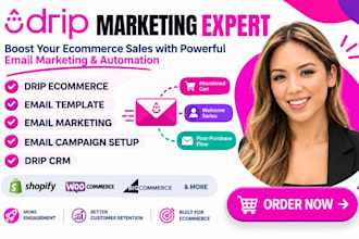 setup drip email marketing ecommerce automation campaign