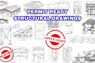 do structural engineering drawings, permit ready plans, and load calculations