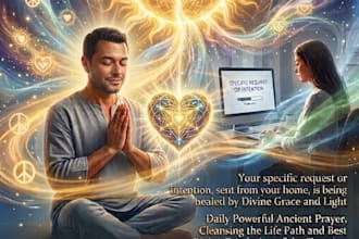 pray for you daily for 30 days with hooponopono divine love