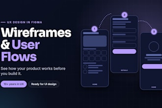create wireframes and user flows for your app or website