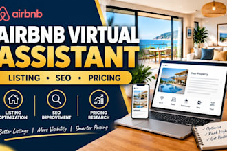 be your airbnb virtual assistant, airbnb listing, airbnb SEO, airbnb pricing