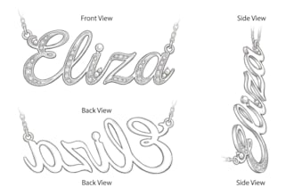 hand drawn jewelry sketch brooch sketch, hairpins, cufflinks, gauge, ring sketch