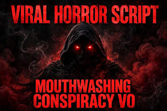 write viral horror conspiracy voiceover script