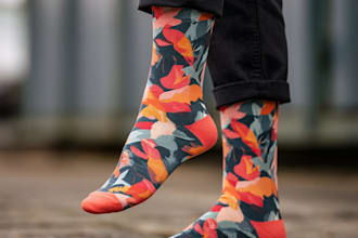 make a socks design and unique socks design