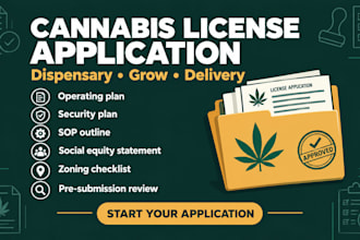 write your cannabis license application for any state