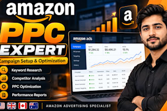set up and optimize amazon PPC advertising campaigns