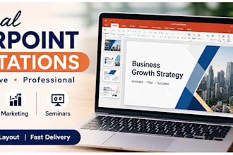 create a professional powerpoint presentation for your project or busines