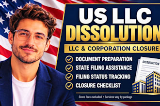 do llc dissolution, dissolve US llc or corporation with the state