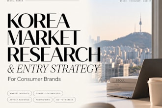 create a korea market entry strategy for your brand