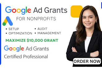 manage google ads grant setup adwords ppc campaign for nonprofits